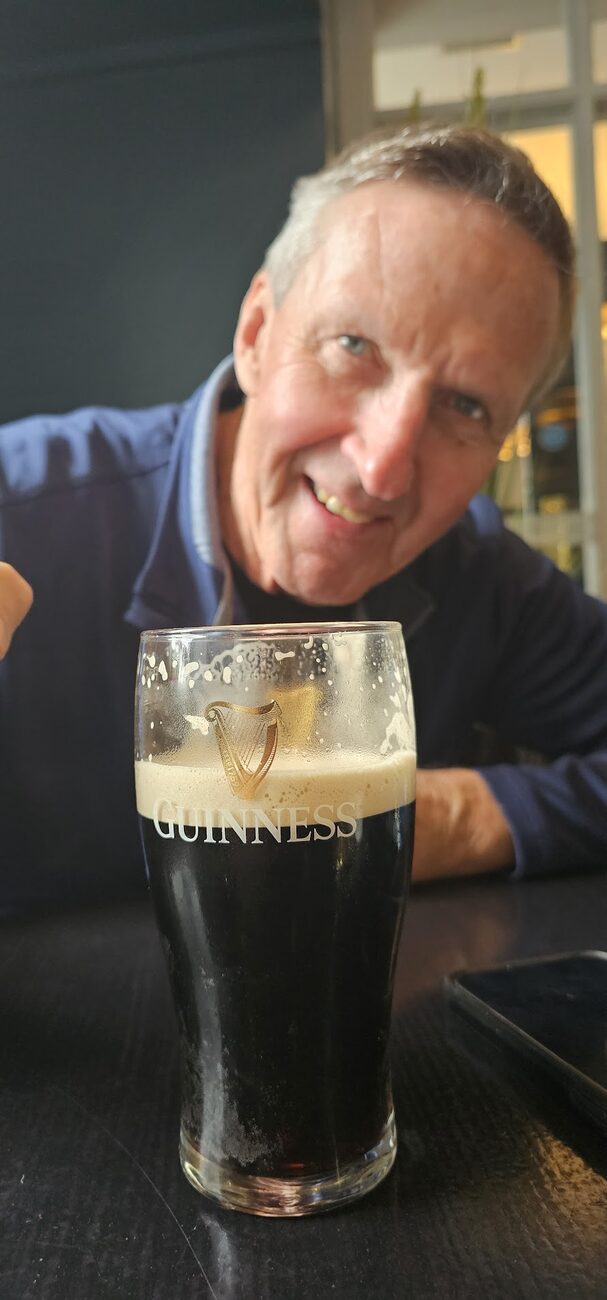 Guinness served during the visitor experience